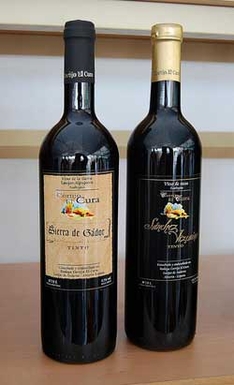 Zwei Flaschen andalusischer Rotwein